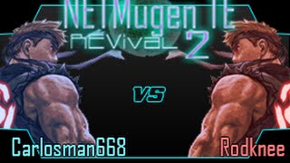 Mugen Online Match | Carlosman668 vs Rodknee | NETMugen TE Revival 2