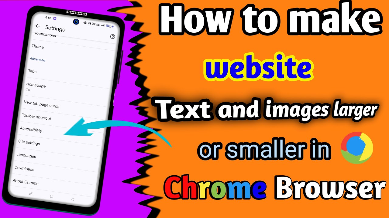 how to make website text & images larger or smaller in chrome browser | PE Voice | 2025