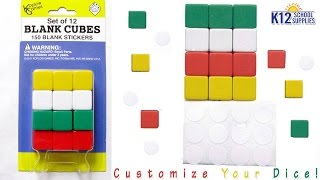 Blank Dice - Custom Dice Set - Classroom Games