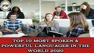 Top 10 Most Spoken Languages in the world 2020 | Most Powerful Languages in the world 2020