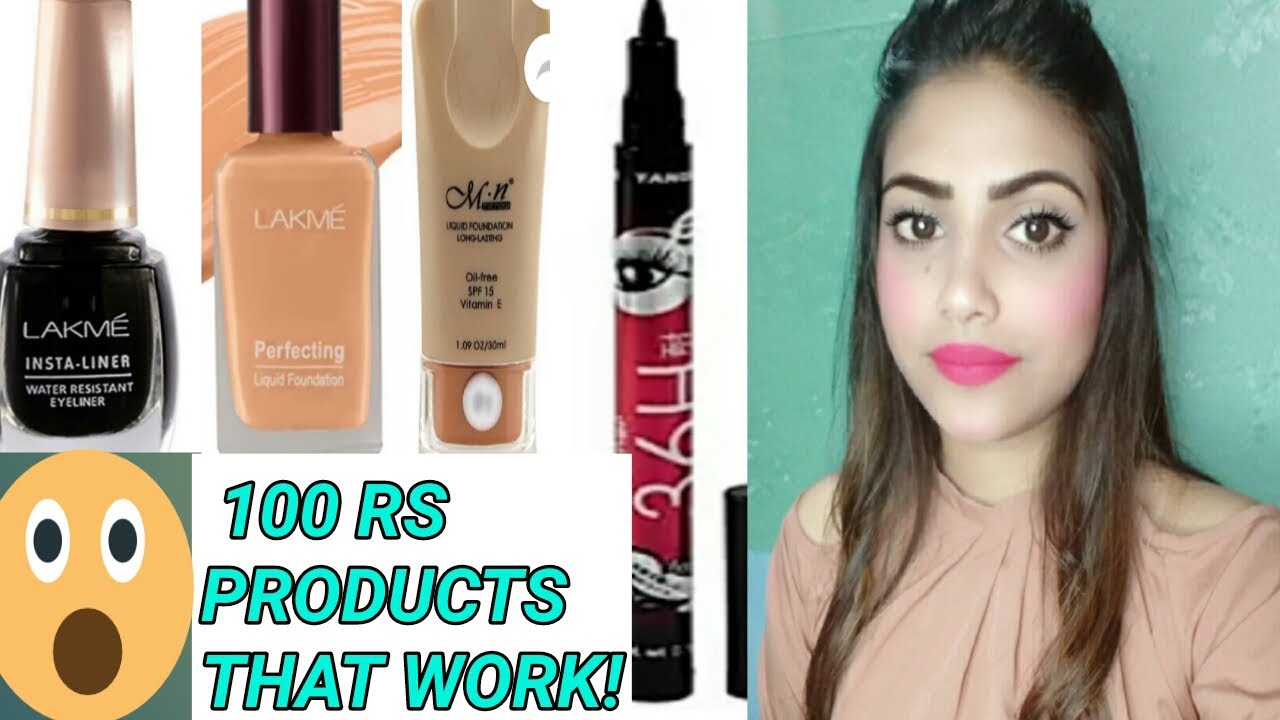 Top 6 favourite products under 100 /affordable makeup product /100rsmakeupproducts /
