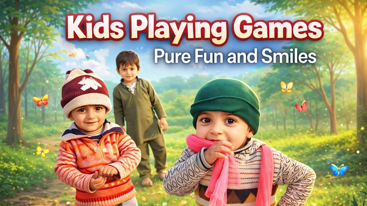 Kids Playing Games | Pure Fun and Smiles
