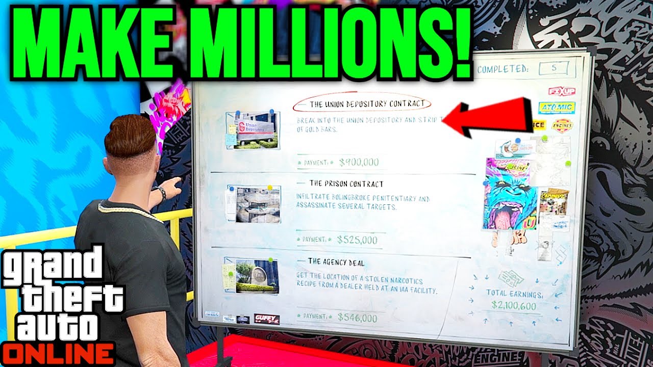 How To Make Millions With Auto Shop Contracts In GTA 5 Online! (Solo