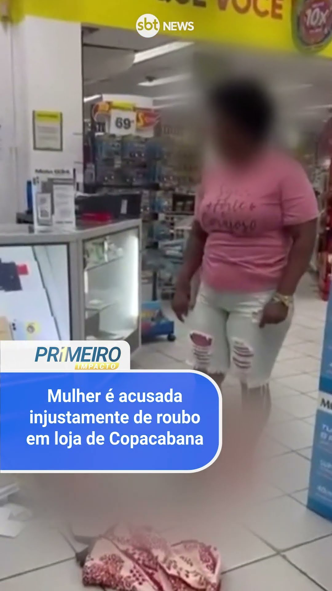 Mulher é acusada injustamente de roubo em loja de Copacabana, no Rio