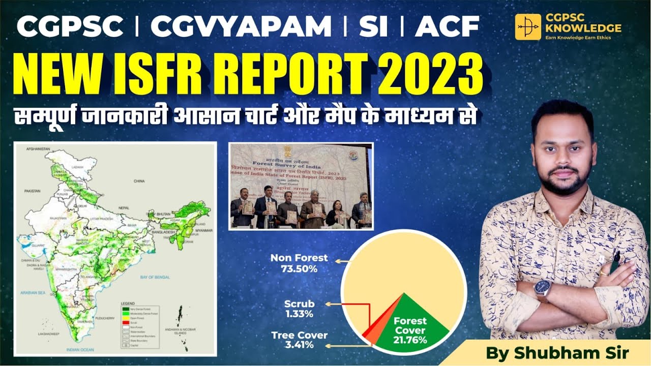ISFR REPORT 2023|| CGPSC PRE 2023 ||CG VYAPAM ||ACF - YouTube