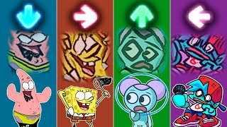 FNF Character Test MOOD | Gameplay VS Playground | FNF VS Pibby SpongeBob & Patrick | Glitch Mystery