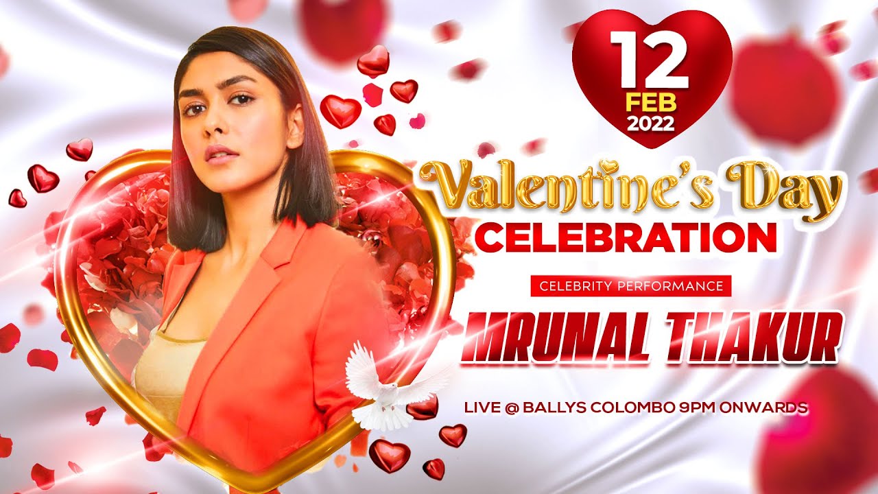 Indian Film Actress Mrunal Thakur Came Down to Bally’s Casino Colombo