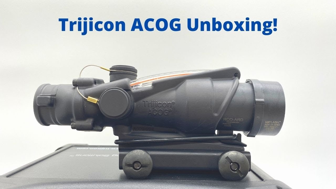 Trijicon ACOG/ RCO (TA31RCO-M4CP) Unboxing - YouTube