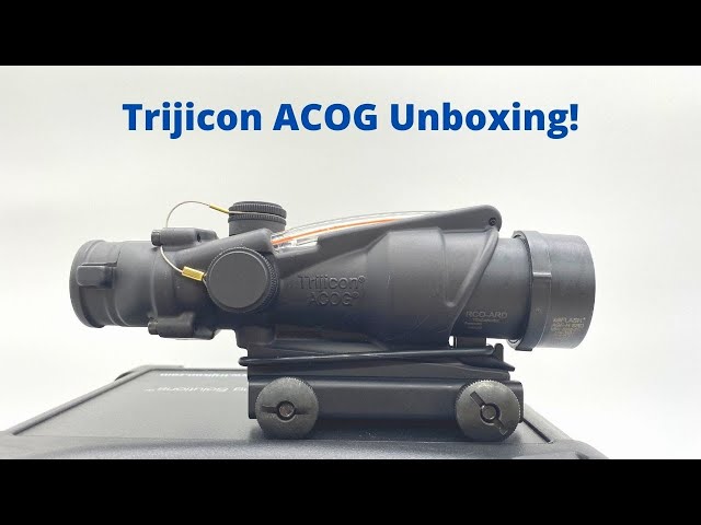 Trijicon ACOG/ RCO (TA31RCO-M4CP) Unboxing - YouTube