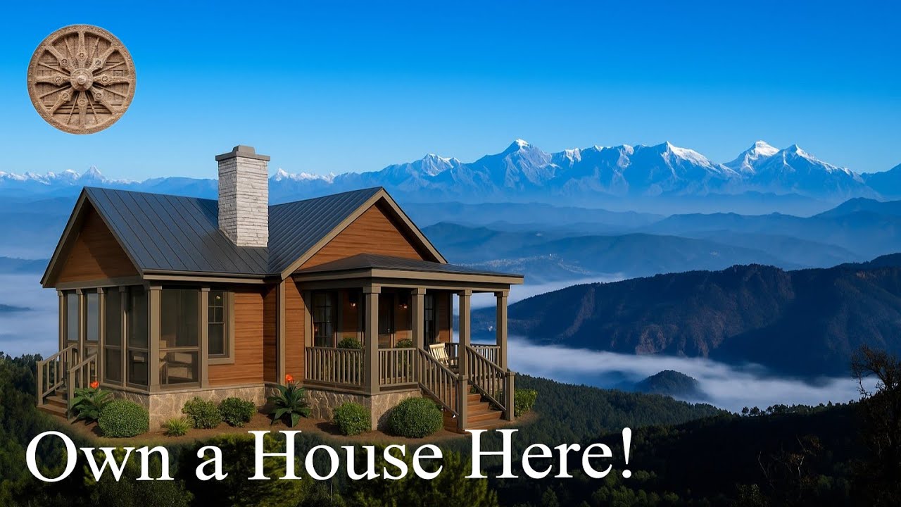 YOUR SECOND HOME FACING HIMALAYAS पहाड़ पर सड़क बिजली पानी वाली ज़मीन  HIMALAYA FACING PLOTS AVAILABLE