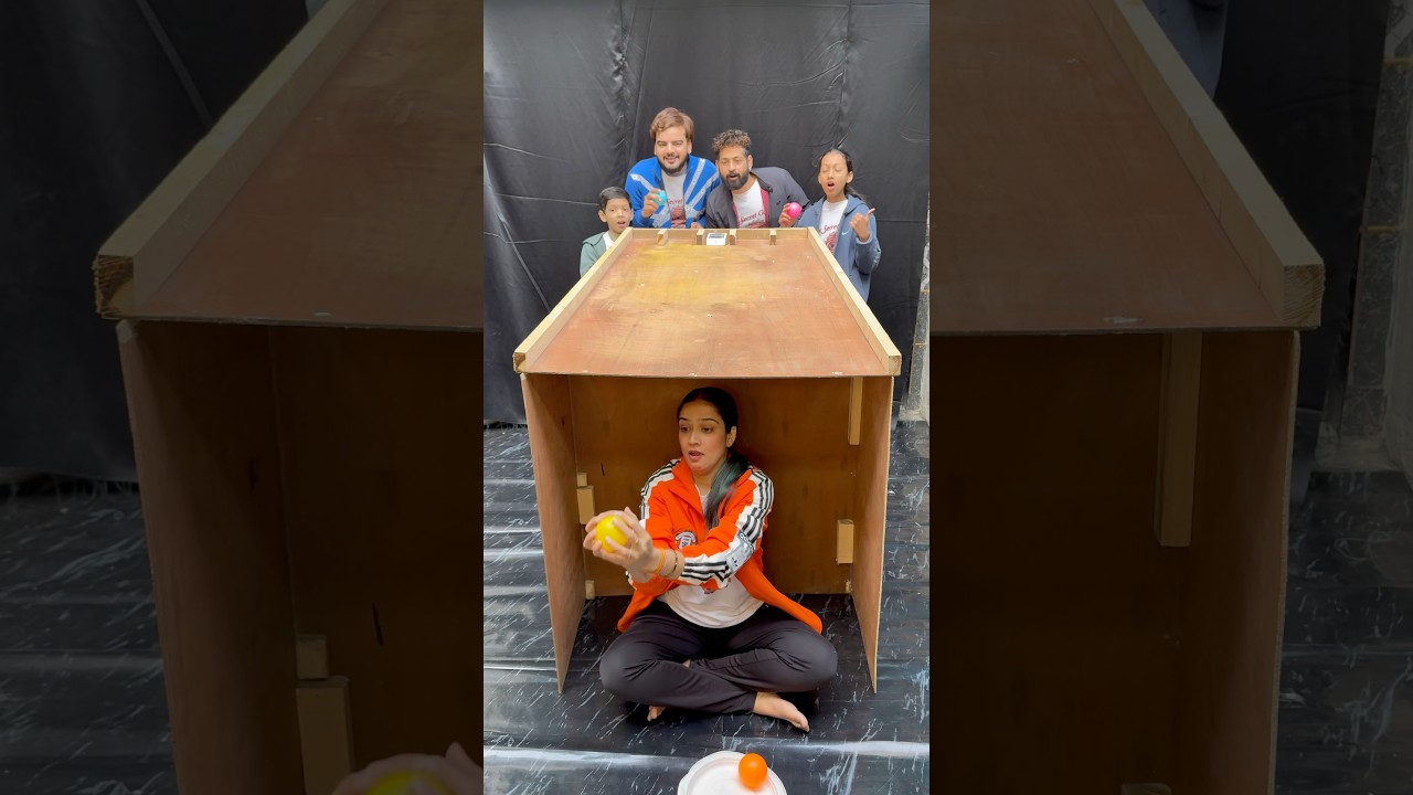 Real Blind Box Challenge, Who Was Hit By The Cream? 