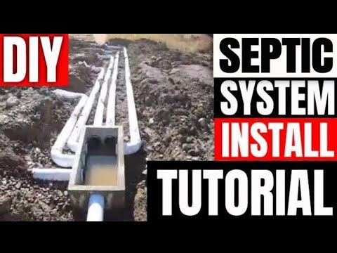 Installing a new septic system complete DIY tutorial for beginners