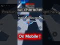 How To 13 STUDS JUMP on Mobile ! #Shorts #Games