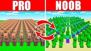 Minecraft NOOB vs. PRO: SWAPPED ARMY FIGHT in Minecraft (Compilation) by Sub 36,773 views 2 years ago 10 minutes, 20 seconds