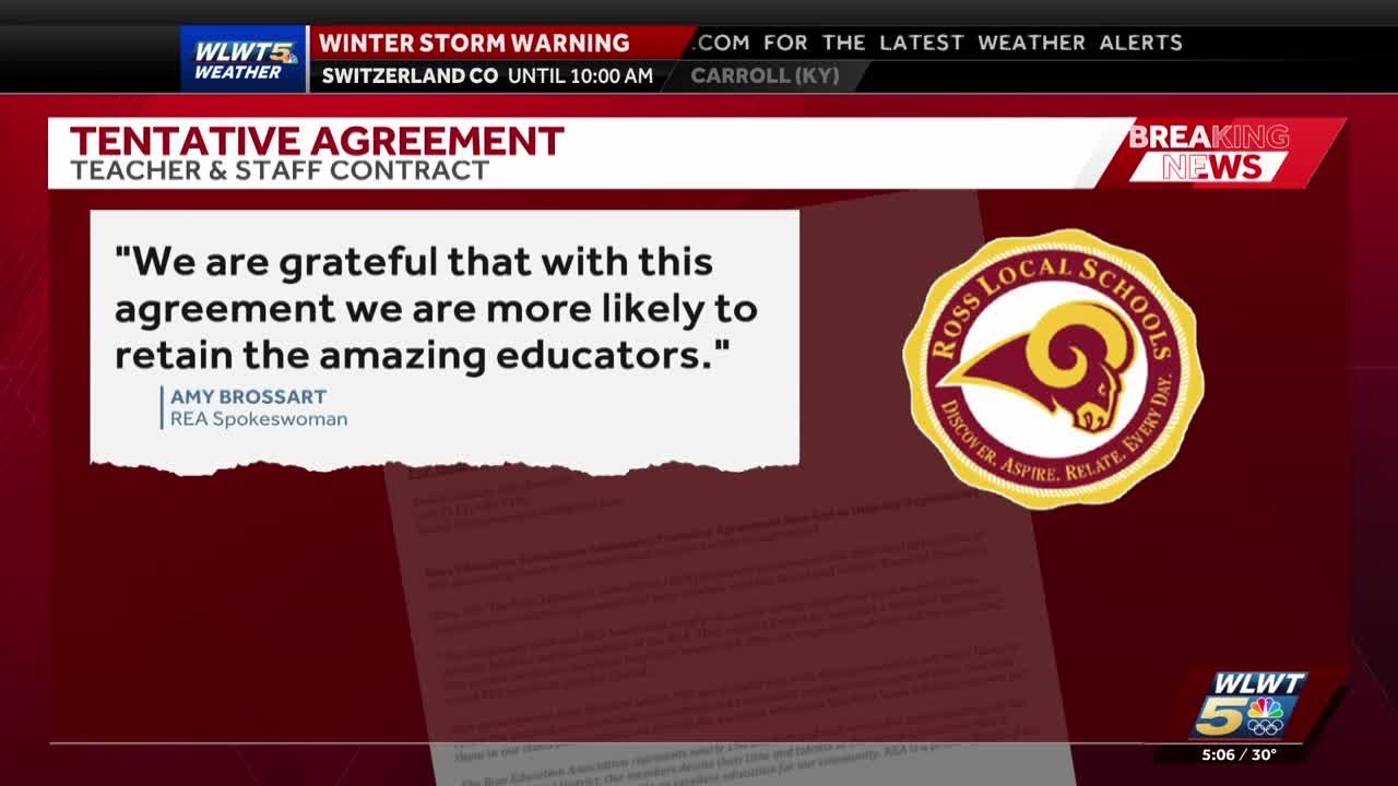 Ross Local Schools teachers reach tentative agreement with Board of Education