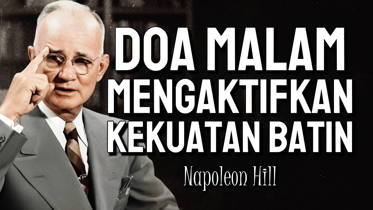 Doa malam ini dapat membangkitkan kesejahteraan batin dalam diri Anda! (Napoleon Hill)