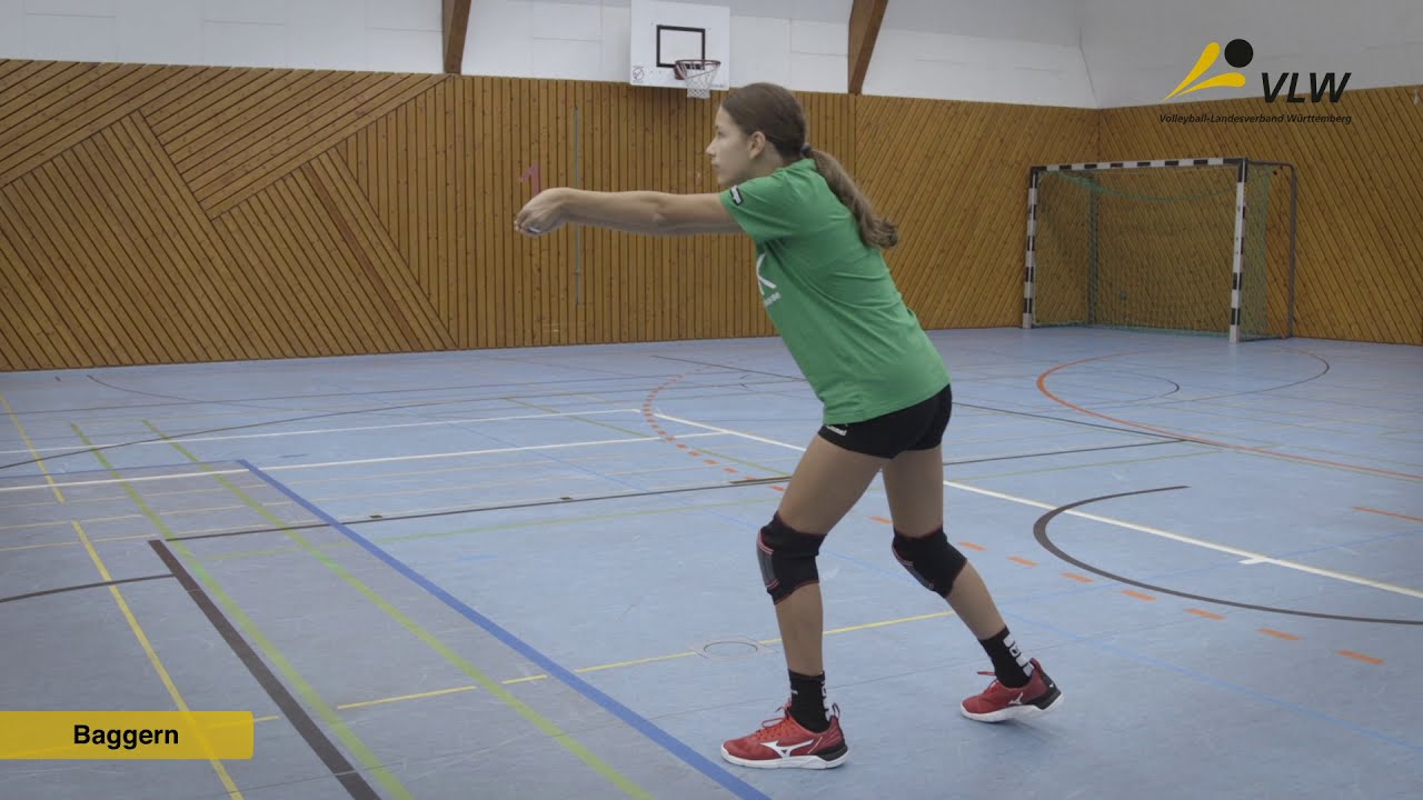 Volleyball DuoFibel Technik Baggern YouTube