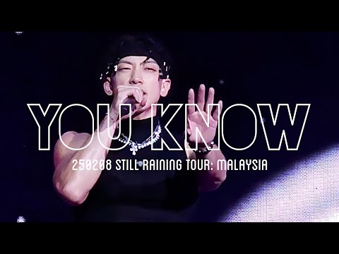 비(Rain/ 정지훈) -알면서(You Know) | 250208 Still Raining Tour: Malaysia