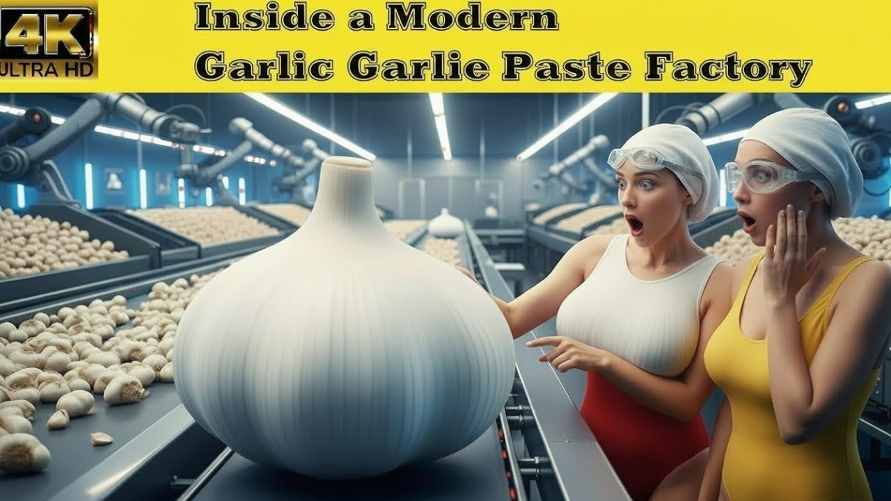 How Garlic Paste Is Made | Inside a Modern Garlic Paste Factory
