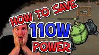 How to save 110w power with filters? Oxygen Not Included tutorial