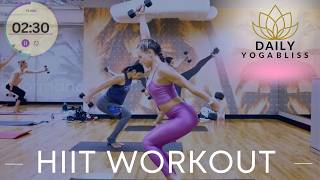 60-MIN Pilates HIIT Workout with WEIGHTS & RESISTANCE BAND | Lean Body Sculpt,  Fat Burn + Abs