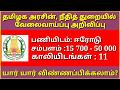 தமிழக அரசின் நிதித் துறையில் வேலைவாய்ப்பு/சம்பளம் 50,000