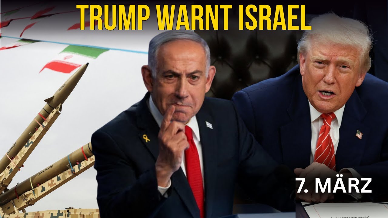 TRUMP WARNT ISRAEL: WAS PASSIERT, WENN AMERIKAS SCHUTZ PLÖTZLICH ENDET?