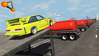 BeamNG.drive - Record Jumping On Cars