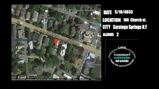 Saratoga Springs 2nd alarm (Saratoga Sprigs New York