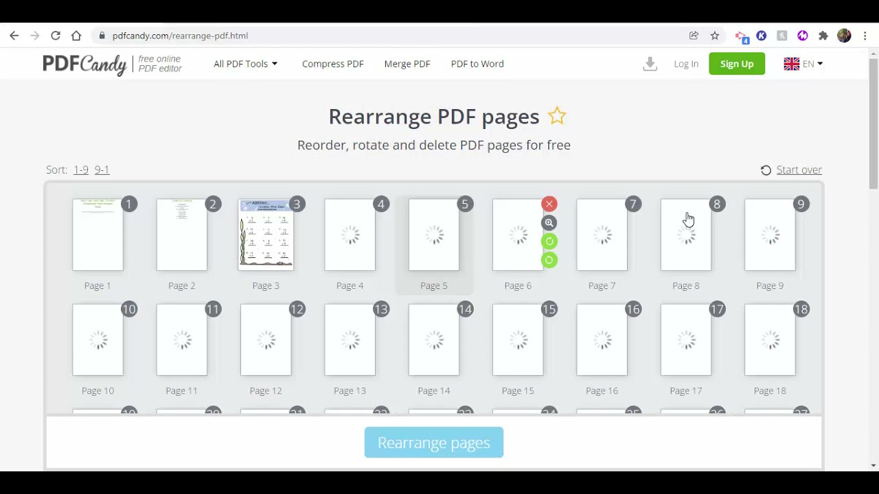 Free online PDF editor   PDF Candy  Rearrange pages, add a watermark, password protect your PDF, et