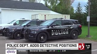 Williston adds detective positions to police force