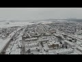 Полёт над огромным селом на севере Самарской области - Кошки /  зима 2023 г / Russia