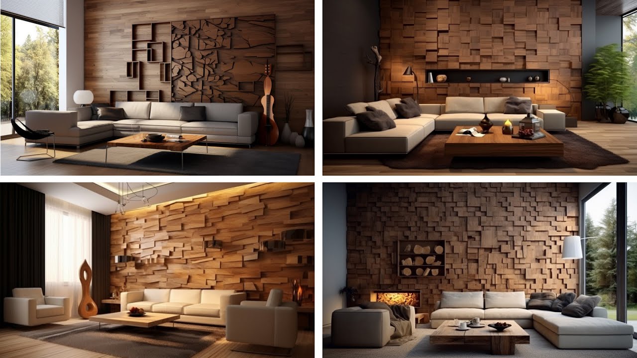 Modern Wooden Wall Decoration Ideas Top Interior Design - YouTube