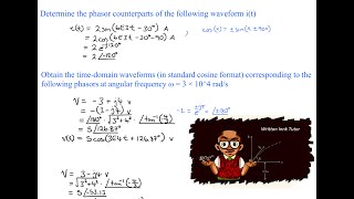 Introduction to Phasor Domain (Frequency Domain) Part 3 - AC Analysis