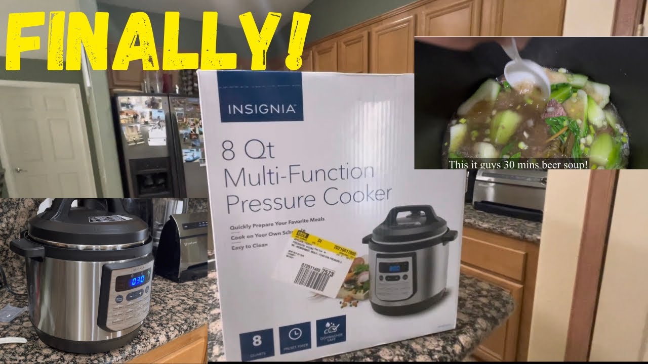 Insignia Multi-function 8-Quart Pressure Cooker $34.99 (Reg