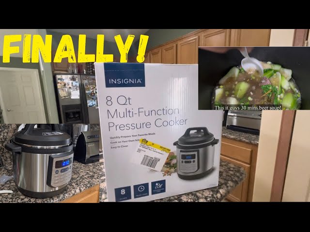 New In Box Insignia 8 Qt Multi Function Pressure Cooker #1642585