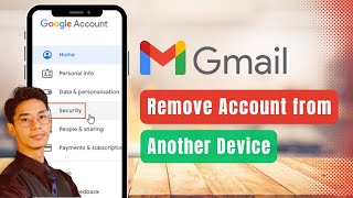 how to remove your gmail account from another device !