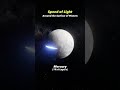 Speed of light on different planets 😮 #astronomy #facts #space #planets #earth #light #speedoflight