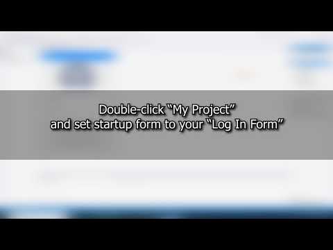 VB net Programming Part 4  login