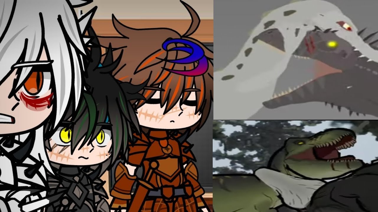 🦖Дино🦕 реагируют на Руди против Арка Кархарадонтозавра/Бак против Скаллкраулера и многое другое! ...