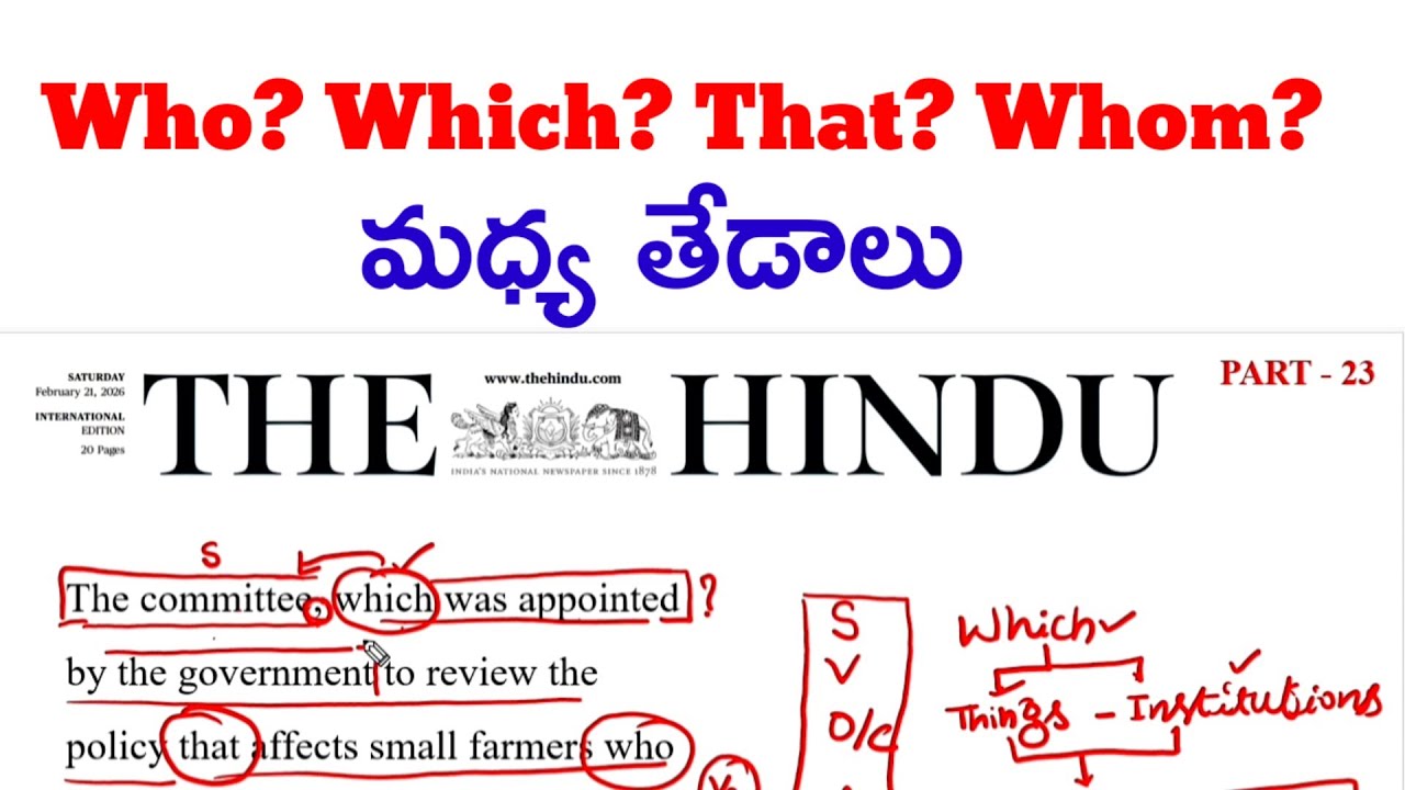 Who, Which, That, Whom – అసలు తేడా ఏమిటి? | Part - 23 @ivlacademy 