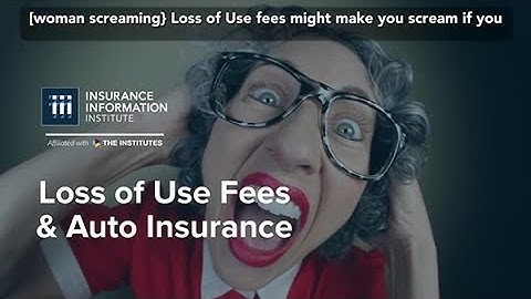 Rental Car Insurance - Loss of Use Fees