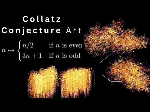 Beautiful Maths Art - Collatz Conjecture #mathematics #animation - YouTube