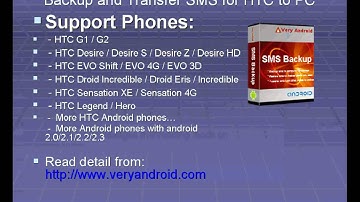 How to transfer HTC Android SMS to computer with ease