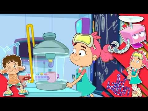 İki Balkon | 4 Bölüm 1 Arada 73 | Denek Testi | @BluTVKids #çizgifilm