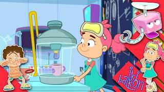 İki Balkon | 4 Bölüm 1 Arada 73 | Denek Testi |       @BluTVKids       #çizgifilm