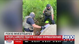 24 arrested in immigration raids in Mobile and Baldwin counties, FBI Mobile says