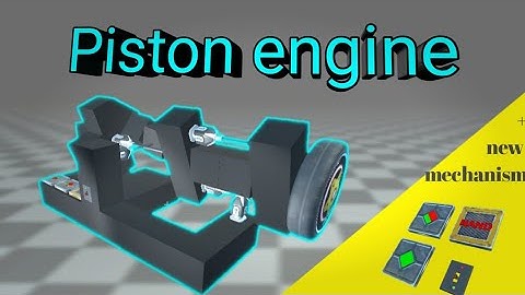 How to build a piston engine  Evercraft Mechanic Online Sandbox from Scrap