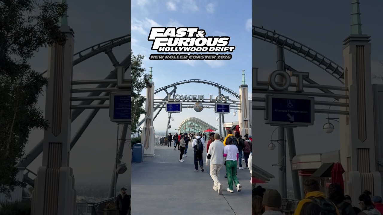 Fast & Furious Hollywood Drift - NEW COASTER - Universal Studios Hollywood