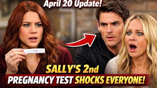 The Young and the Restless April 20 Update: Sally’s 2nd Pregnancy Test Shocks Everyone! #yr 